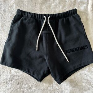 Essentials Black Shorts
